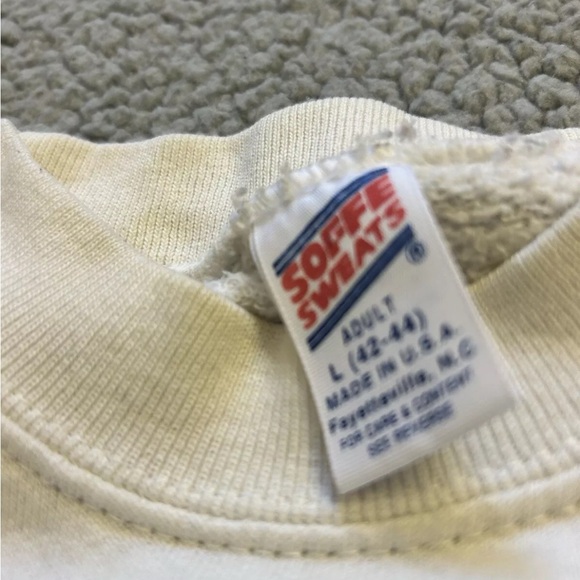 Vintage 80’s Hilton Head Island White Sweatshirt Sz LG - Picture 7 of 7